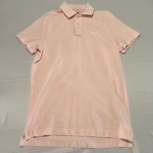 Abercrombie & Fitch Men's L Pink Big Moose Polo Shirt 100% Cotton y2k preppy